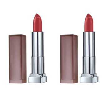 Maybelline New York Color Sensational Creamy Matte Lipstick, Touch of Spice, 0.15 Ounce (Pack of 2)