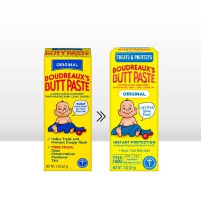 Boudreaux's Butt Paste Diaper Rash Ointment, Zinc Oxide, 2-Ounce Box (Pack of 4) - Image 3