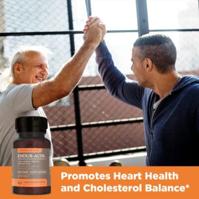 Endurance Products ENDUR-ACIN Niacin - Vitamin B3 Niacin 500mg Extended Release & Low-Flush, 200 Tablets - Supports Cholesterol Balance & Heart Health - Image 7