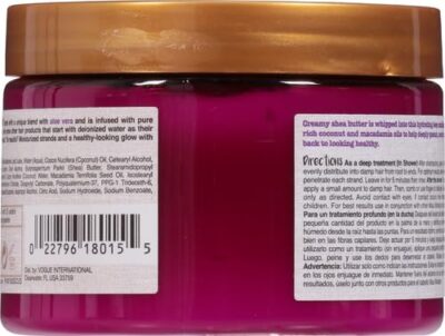Maui Moisture Heal & Hydrate + Shea Butter Hair Mask & Leave-In Conditioner Treatment to Deeply Nourish Curls & Help Repair Split Ends, Vegan, Silicone, Paraben & Sulfate-Free, 12 Ounce - Image 3