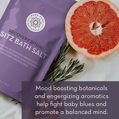 Pure Body Naturals Sitz Bath Salt ? Postpartum Care and Hemorrhoid Treatment ? Natural Soak for Self Care and Hemmoroid Treatment - Post Partum Essentials, 10 Oz - Image 3