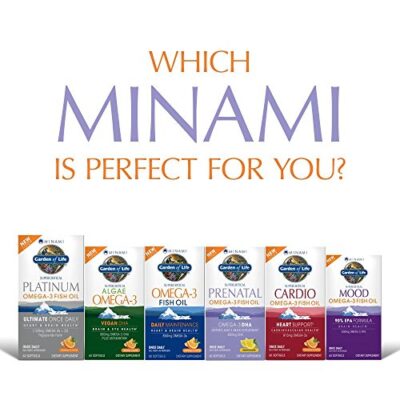 Garden of Life Minami Natural Prenatal DHA Omega 3 Fish Oil Supplement Softgels, Lemon, 30 Count - Image 4