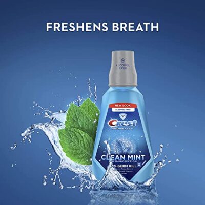 Crest Pro-Health Multi-Protection Mouthwash, CPC Antigingivitis/Antiplaque Mouthwash, Clean Mint, 500 mL (16.9 Fl Oz ), Pack of 4 - Image 4