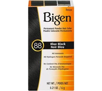 Bigen Hair Color, 88 Blue Black, 1 Count