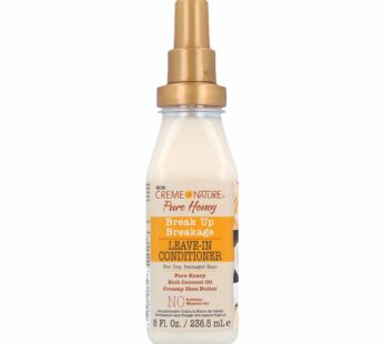 Creme Of Nature, Leave in Conditioner Pure Honey, Coconut Oil And Shea Butter Formula, For Dry Damaged Hair, 8 Oz