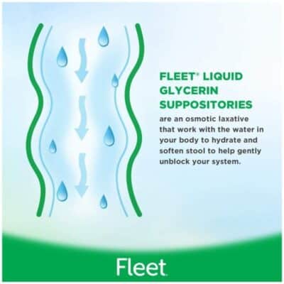Fleet Liquid Glycerin Suppositories, 4 Count (Pack of 10) - Image 5