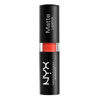 NYX PROFESSIONAL MAKEUP Matte Lipstick - Indie Flick (Bright Coral Red) - Image 3