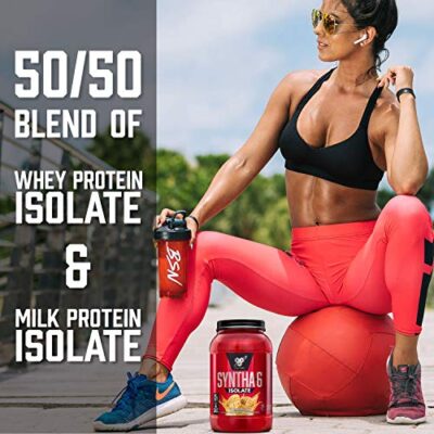 BSN SYNTHA-6 Isolate Protein Powder, Chocolate Protein Powder with Whey Protein Isolate, Milk Protein Isolate, Flavor: Chocolate Milkshake, 24 Servings - Image 3