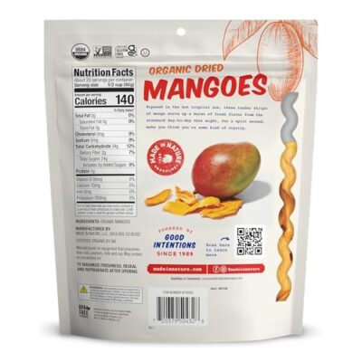 Made in Nature Organic Dried Fruit, Mangoes, 28oz Bag ? Non-GMO, Unsulfured Vegan Snack? - Image 2