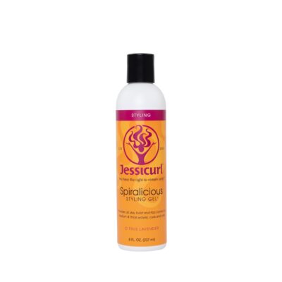 Jessicurl, Spiralicious Gel, Citrus Lavender, 8 Fl oz. Curl Defining, Curly Hair Products, Hair Gel for Curly Hair and Frizz Control, for all hair types