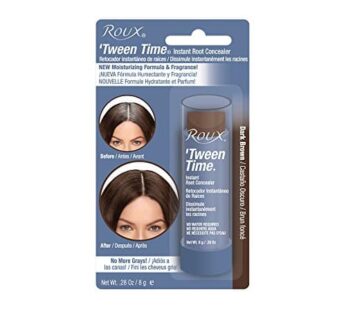 Roux Instant Root Concealer by Roux, Brown Hair Color, Temporary Touchup Stick, Pack of 1