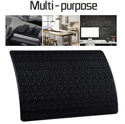 Extra Thick Sticky Anti-Slip Gel Pad, Mini-Factory Premium Universal Non-Slip Dashboard Mat for Cell Phones, Sunglasses, Keys, Coins and More - Black (Large Size: 7.8" X 5.5") - Image 3