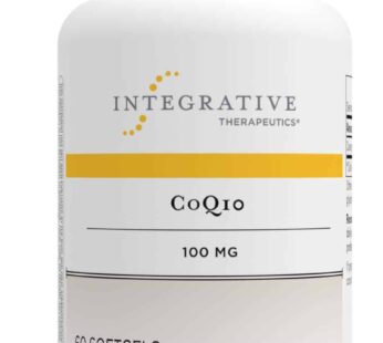 Integrative Therapeutics – CoQ10 (100mg) Coenzyme Q10 (Ubiquinone) Supplement – Supports Cardiovascular & Brain Health* – 60 Softgels