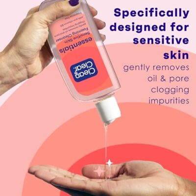 Clean & Clear Essentials Foaming Facial Cleanser, Oil-Free Daily Face Wash with Glycerin to Remove Acne Breakout-Causing Dirt, Oil & Makeup Without Over-Drying, 8 Fl Oz (Packaging may vary) - Image 3