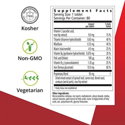 Flora, Floradix Iron, 80 Count - Image 6