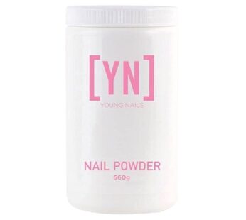 Young Nails Acrylic Core Powder – Self-Leveling Acrylic Nail Powder, Clear Nude Pink White Acrylic Powder for Nail Extenstion, Professional Grade, Superior Adhesion, Color – XXX White, 660g