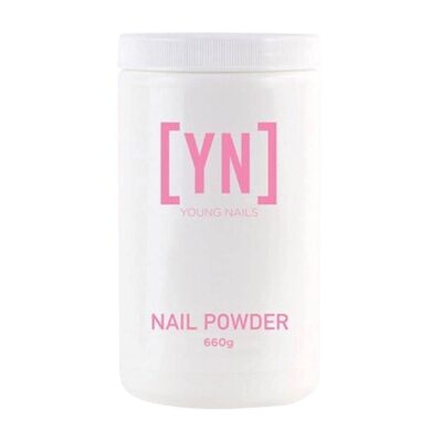 Young Nails Acrylic Cover Powder - Self-Leveling Acrylic Nail Powder, Clear Nude Pink White Acrylic Powder for Nail Extenstion, Professional Grade, Superior Adhesion, Color - XXX Pink 660g