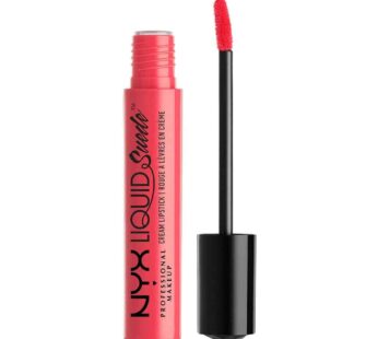 NYX PROFESSIONAL MAKEUP Liquid Suede Cream Lipstick – Life’s A Beach (Bright Coral)