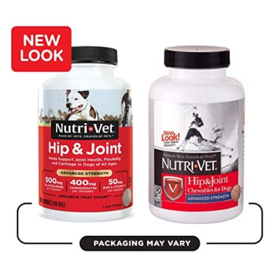 Nutri-Vet Hip & Joint Chewable Dog Supplements- Formulated with Glucosamine & Chondroitin for Dogs- 90 Count - Image 8