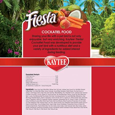Kaytee Fiesta Cockatiel Pet Bird Food, 4.5 Pound - Image 7