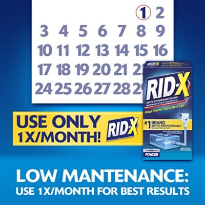 RID-X Septic Treatment, Septic Tank Treatment, 1 Month Supply Of Powder, 9.8 oz - Image 8