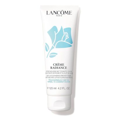 Lanc?me? Cr?me Radiance Cream-to-Foam Face Cleanser - Gently Cleanses Skin & Removes Makeup - With Rose & Lotus Flower Extract - 4.2 Fl Oz