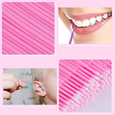 500 Pcs Micro Applicator Brush, Micro Swabs, Disposable Eye Lashes Mascara Wands for Eyelash Extension Tbestmax - Image 5