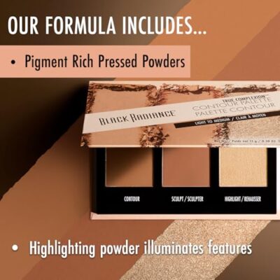 Black Radiance True Complexion Contour Palette, Medium to Dark, 0.38 Ounce - Image 5