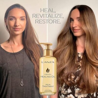 L'ANZA Keratin Healing Hair Oil Treatment, Keratin Hair Treatment, Hair Oil For Damaged Hair, Revives & Nourishes, Sulfate Free Healing Oil for Hair with Phyto IV Complex, Cruelty Free Hair Care - Image 4