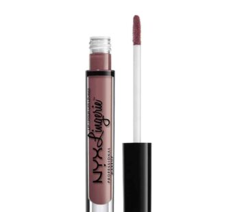 NYX PROFESSIONAL MAKEUP Lip Lingerie Matte Liquid Lipstick – French Maid (Muted Mauve)