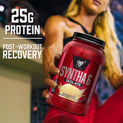 BSN SYNTHA-6 Isolate Protein Powder, Chocolate Protein Powder with Whey Protein Isolate, Milk Protein Isolate, Flavor: Chocolate Milkshake, 24 Servings - Image 5