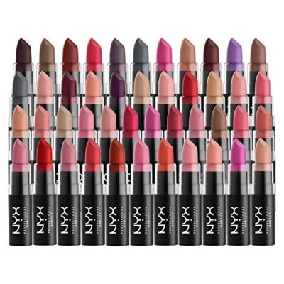 NYX PROFESSIONAL MAKEUP Matte Lipstick - Audrey (Mid-Tone Blue Pink) - Image 6