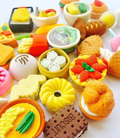 30 PCs Joanna Reid Collectible Set of Adorable Puzzle Sweet Dessert Food Cake Erasers for Kids - No Duplicates - Puzzle Toys Best for Party Favors-Treasure Box Items for Classroom - Image 3