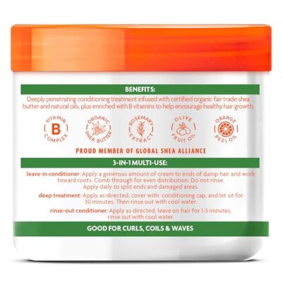 Cantu Leave-In Conditioning Repair Cream with Shea Butter, 16 oz (Packaging May Vary) - Image 11
