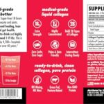 HEALTH DIRECT AminoSculpt Sugar-Free Collagen Supplement - High Potency Medical-Grade Protein for Hair, Skin, Nails & Joints, Grass-Fed, Non-GMO, Liquid Collagen - Tart Cherry - 15 Fl Oz - Image 4