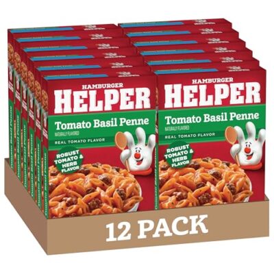 Hamburger Helper Tomato Basil Penne, 7.4 Ounces, 12 per Case