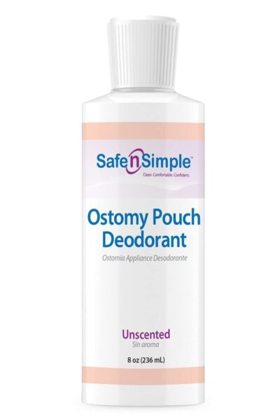 Safe n' Simple Ostomy Pouch Deodorant Classic Blue - Safe Deodorant - Colostomy Bag Odor Eliminator - Colostomy Deodorizer - 8 Fluid Ounce Drops