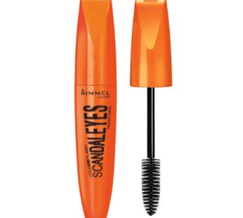 Rimmel London Scandaleyes Mascara, Waterproof, Long-Wearing, Smudge-Proof, 001, Black, 0.41oz