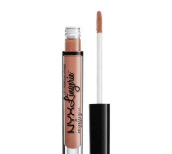 NYX PROFESSIONAL MAKEUP Lip Lingerie Matte Liquid Lipstick – Dusk To Dawn (Warm Beige Nude)