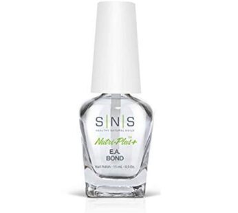 SNS Base Coat Nail Polish for Nail Dip Powder, EA Bond – Improves Adhesion of Dip Powder Manicure for Oilier Nails – Gel Nail Polish That Supports Nail Health – Low-Odor & No UV Lamp Required – 0.5 Oz