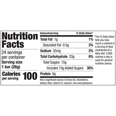 Now & Later Original Taffy Chews Candy, Grape, 6 count, 0.93 Ounce Bar, Pack of 24 - Image 3