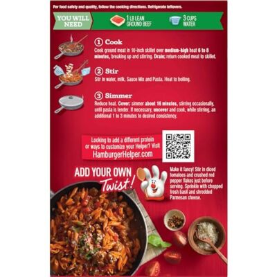 Hamburger Helper Tomato Basil Penne, 7.4 Ounces, 12 per Case - Image 4