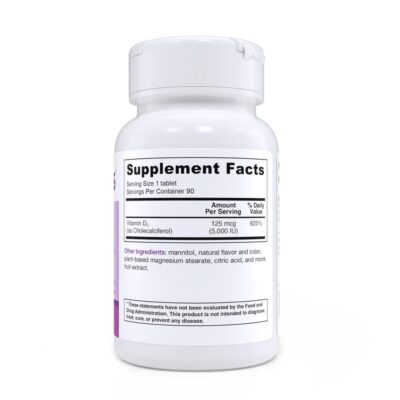 BariMelts Vitamin D3 5000 iu - 3 Month Supply (90 Fast-Dissolving Tablets) - Post-Op Bariatric Vitamins? - Image 8