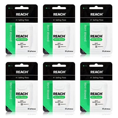 Reach 55 YD Floss | Mint Flavored | 6 Pack