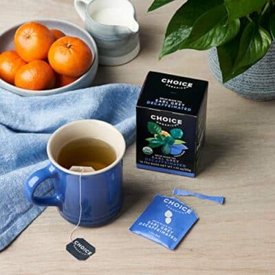Choice Organics - Organic Decaffeinated Earl Grey Tea (6 Pack) - With Bergamot - Fair Trade - Compostable - 96 Organic Black Tea Bags - Image 3