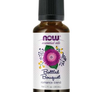 NOW Essential Oils, Bottled Bouquet Oil Blend, Floral Aromatherapy Scent, Blend of Pure Essential Oils, Vegan, Child Resistant Cap, 1-Ounce