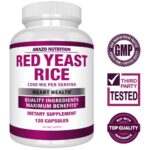 Arazo Nutrition Red Yeast Rice Extract 1200 MG ? Citrinin Free Supplement ? Vegetarian 120 Capsules - Image 2