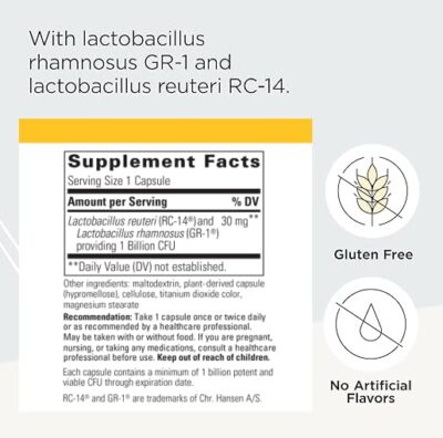 Integrative Therapeutics Pro-Flora Women's Probiotic - Lactobacillus rhamnosus GR-1 and Lactobacillus reuteri RC-14 Strains - Urogenital and Women's Health Support Supplement* - 30 Capsules - Image 2