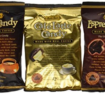 Bali’s Best Coffee, Espresso and Latte Candy Three Pack, 5.3oz