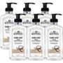 J.R. Watkins Gel Hand Soap, Scented Liquid Hand Wash for Bathroom or Kitchen, USA Made and Cruelty Free, 11 fl oz, Coconut, 6 Pack